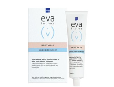 INTERMED EVA Intima Moist pH 5.5, 9 Κολπικοί Εφαρμοστές μίας Χρήσης, 9τμχ