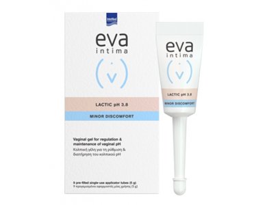 Intermed Eva Intima Lactic Ovules, Προγεμισμένοι Με Γέλη Κολπικοί Εφαρμοστές Μίας Χρήσης, 9τμχ