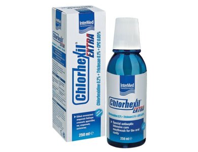 Intermed Chlorhexil Extra Mouthwash Στοματικό Διάλυμα, 250 ml