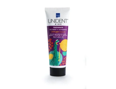 Intermed Unident Kids Toothpaste Παιδική Οδοντόκρεμα 1400ppm Φθόριο 6y+, 50ml