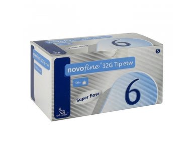 Novo Nordisk NovoFine 32G 6mm 100 τεμ