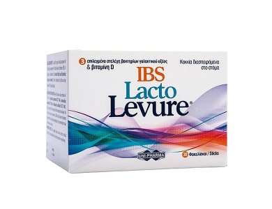 UniPharma Lacto Levure IBS Συμπλήρωμα Προβιοτικών για Άτομα με Σύνδρομο Ευερέθιστου Εντέρου, 30 Φακελίσκοι