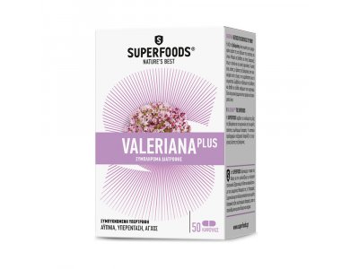 SUPERFOODS VALERIANA PLUS 50CAPS