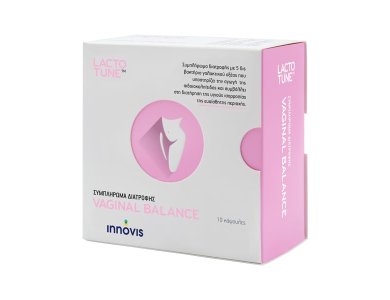 Lactotune Vaginal Balance 350mg, Συμπλήρωμα για Αποκατάσταση & Διατήρηση της Κολπικής Ισορροπίας, 10caps