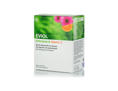 Eviol Echinacea & Vitamin C 60 Μαλακές Κάψουλες