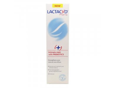 Lactacyd Intimate Wash with Prebiotics 250 ml, για την καθημερινή υγιεινή της ευαίσθητης περιοχής