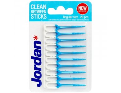JORDAN Clean Between Sticks Μεσοδόντια Βουρτσάκια 20 τεμάχια