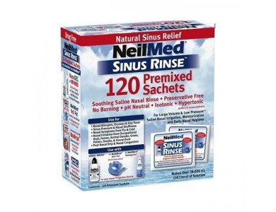 NEILMED SINUS RINSE Ανταλλακτικά 120 φακελάκια