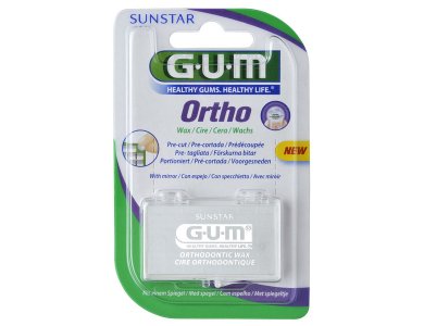 GUM ORTHODONTIC WAX, UNFLAVORED