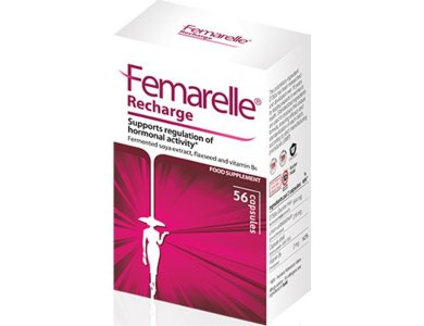 Femarelle Recharge Συμπλήρωμα Διατροφής για τα Κοινά Συμπτώματα Κατά την Διάρκεια της Εμμηνόπαυσης 50+, 56caps
