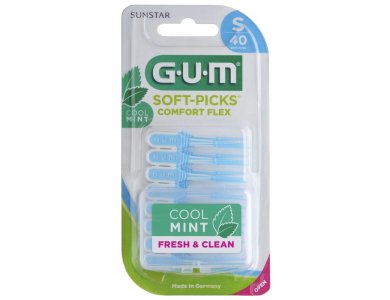 Gum Soft Picks Comfort Flex Small Mint Μεσοδόντια Βουρτσάκια, 40τεμ