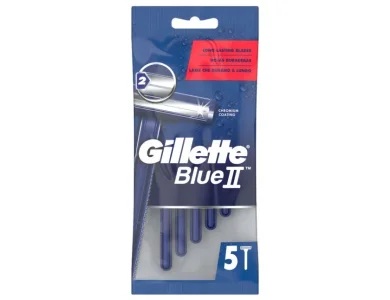Gillette Blue II Ανδρικά Ξυραφάκια μίας Χρήσης, 5τεμ