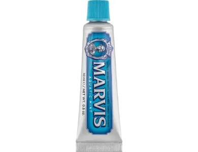 Marvis Aquatic Mint Mini Toothpaste Οδοντόκρεμα με Γεύση Μέντα, 10ml