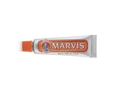 Marvis Ginger Mint Mini Οδοντόκρεμα με Τζίντζερ, Μέντα & Ξυλιτόλη, 10ml