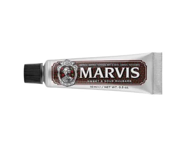 Marvis Sweet & Sour Rhubarb Mini Οδοντόκρεμα με Γλυκόξινο Ραβέντι, 10ml
