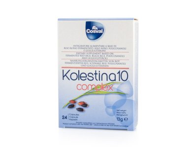 Cosval Kolestina 10 Complex, Συμπλήρωμα Διατροφής για την Εξισορρόπηση των Επιπέδων Χοληστερίνης, 24caps