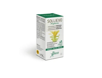 Aboca Sollievo Physiolax Συμπλήρωμα Διατροφής για την Αντιμετώπιση της Δυσκοιλιότητας, 45tabs