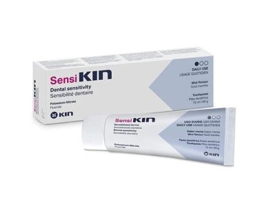 Kin SensiKin Toothpaste, Φθοριούχος Οδοντόκρεμα για την Οδοντική Ευαισθησία, 75 ml