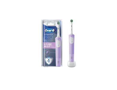 Oral-B Vitality Pro Lilac Mist Ηλεκτρική Οδοντόβουρτσα Μωβ Χρώμα, 1τεμ